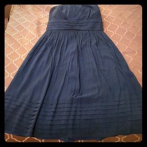 J.Crew strapless bridesmaid dress